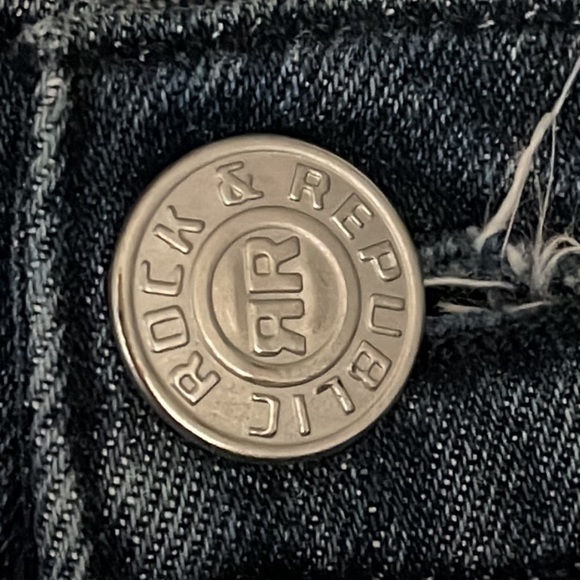 Rock & Republic Tapered Stretch Jeans Size 32 - Picture 5 of 9